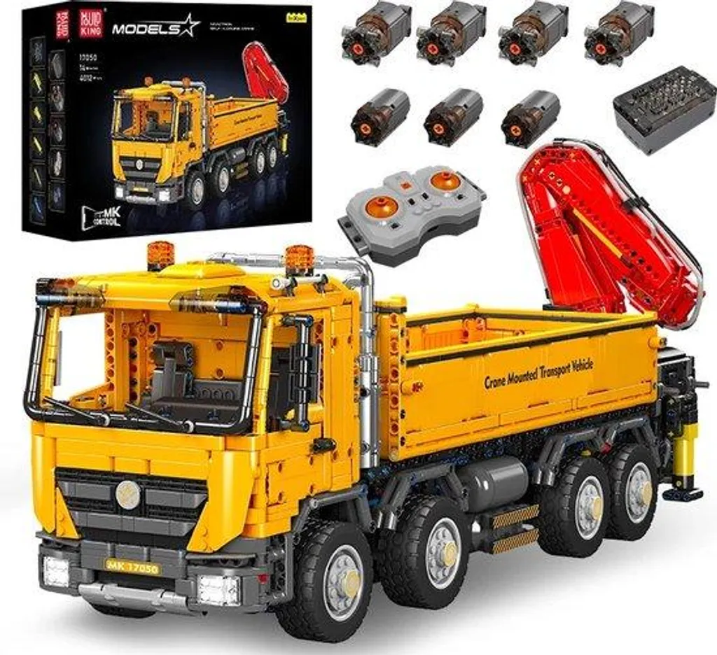 Grue Automotrice Motorisée 68cm : Le Défi de Montage Ultime dès 14 Ans