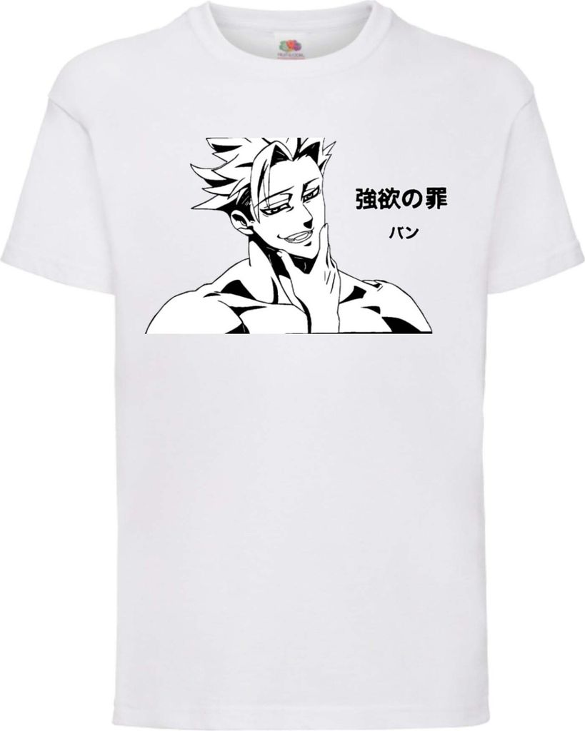 Kinder T-Shirt The Seven Anime Deadly Manga Sins Meliodas 03 Seven Deadly Sins, 3-4 Jahr - 104 / Weiß