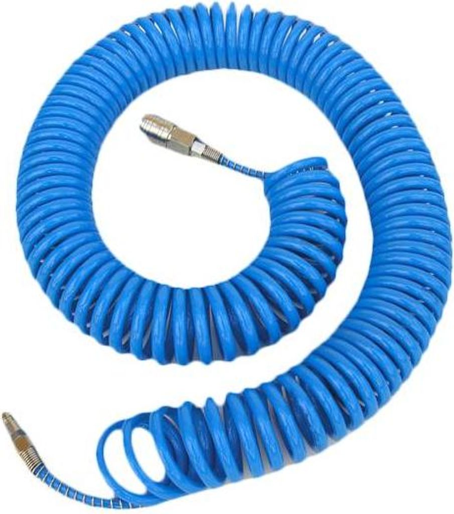 Adler Pneumatikschlauch Spirale 8 X 12Mm 15M Polyurethan, mit Armaturen