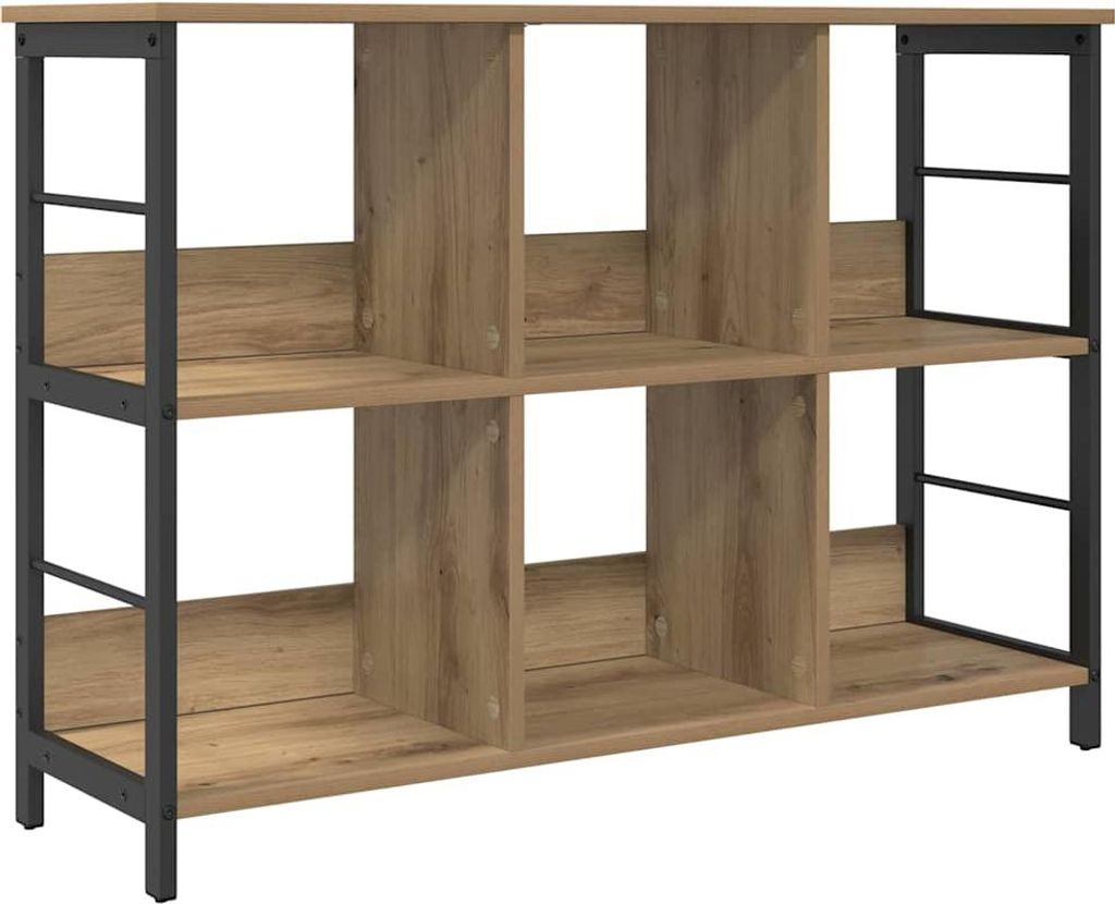 Bücherregal Artisan-Eiche 102 x 32 x 72,5 cm Holzwerkstoff