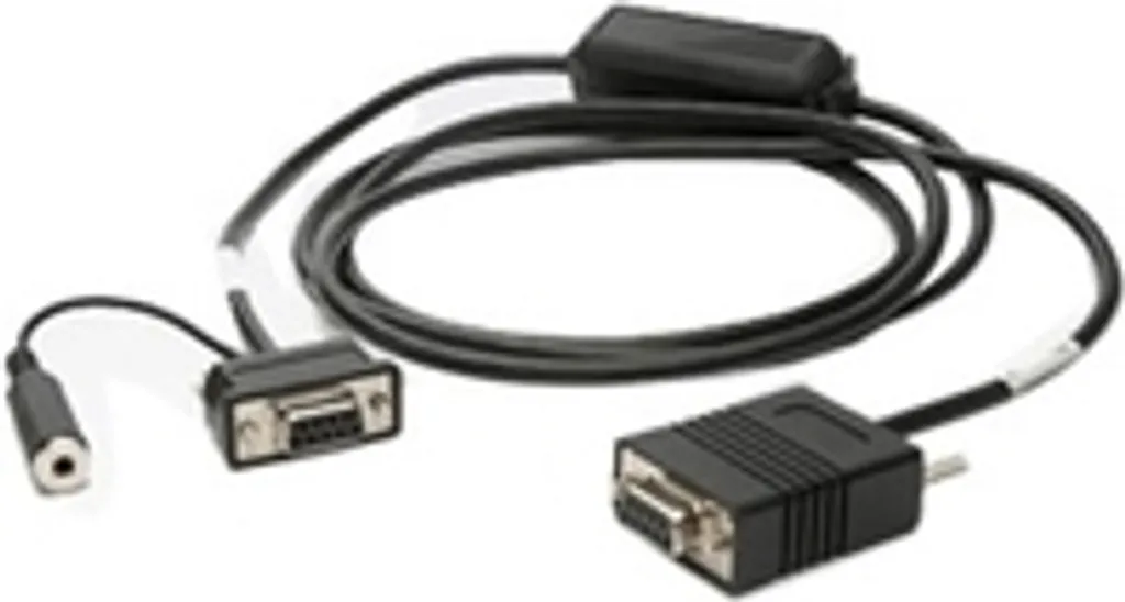Câble Zebra RS-232 9-Pin Host Straight 25-13228-03R avec Trigger