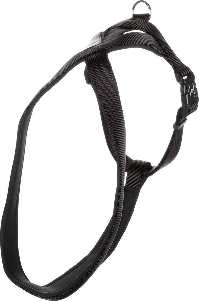 Flamingo Geschirr Cross Abbi schwarz, Größe: XL