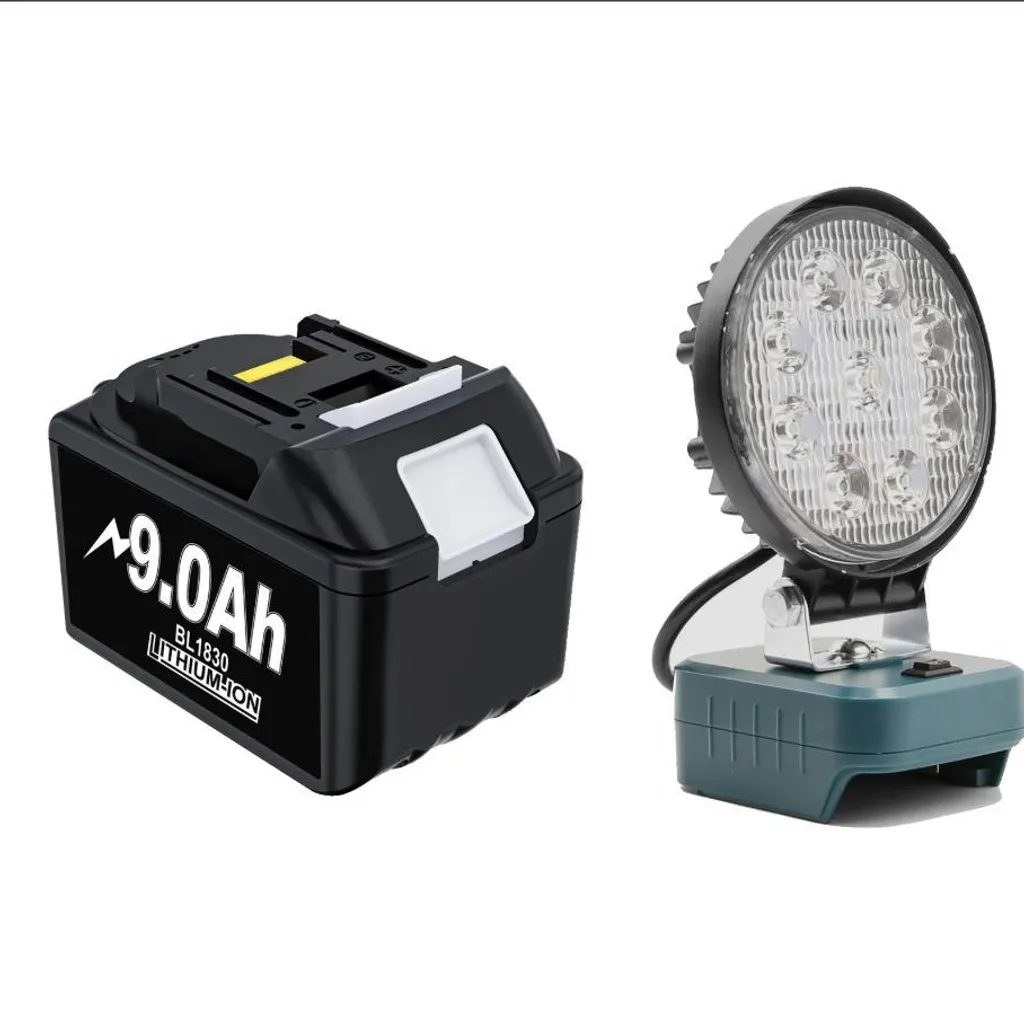 Éclairez vos Chantiers avec cette Batterie Makita 18V 9Ah à LED Intégrée