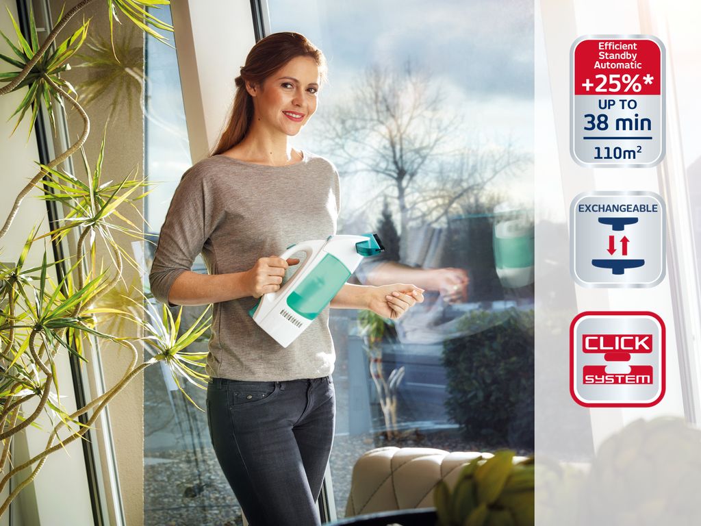 Leifheit Set vysavač na okna Dry & Clean s rukojetí a Obrázek produktu 3