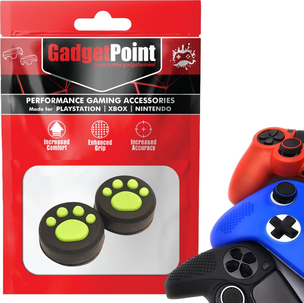 Thumbgrips - Thumb Grips voor PlayStation, PS5, Xbox X/S, One & Switch Pro Controller - Gaming Thumbgrips - Performance Anti-Slip Thumbsticks - Bes...