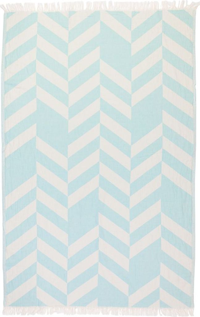 Kayori Chiri Hamam-Handtuch Größe 100 x180cm Farbe Mintgrün Baumwolle