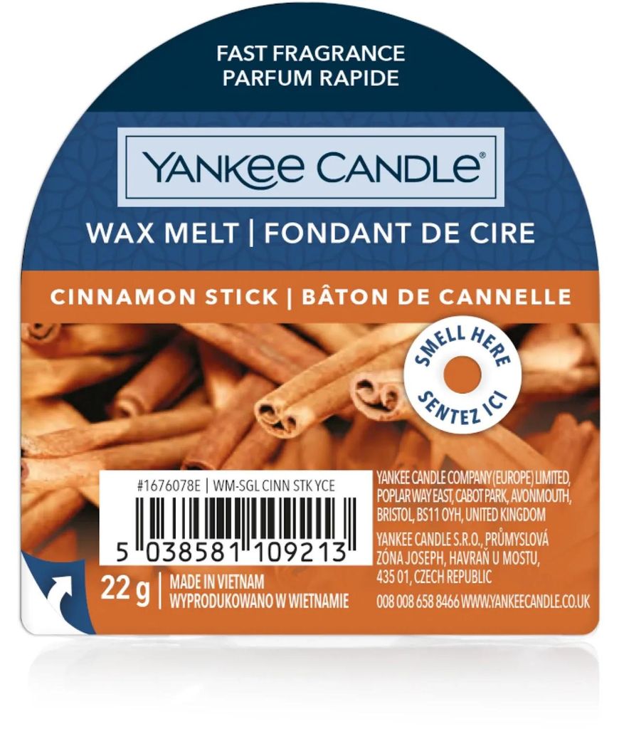 Yankee Candle Cinnamon Stick, Rund, Braun, Gewürz, 70 mm, Produktbild 