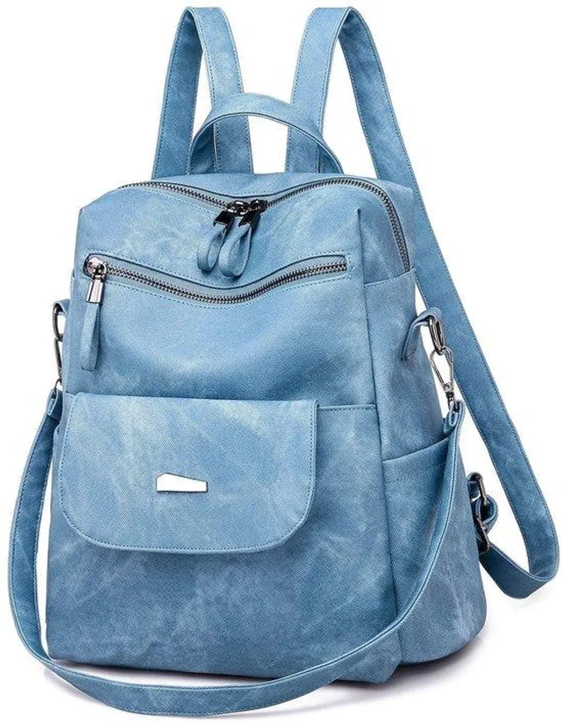Sac à dos urbain femme en similicuir imperméable format compact - Série City