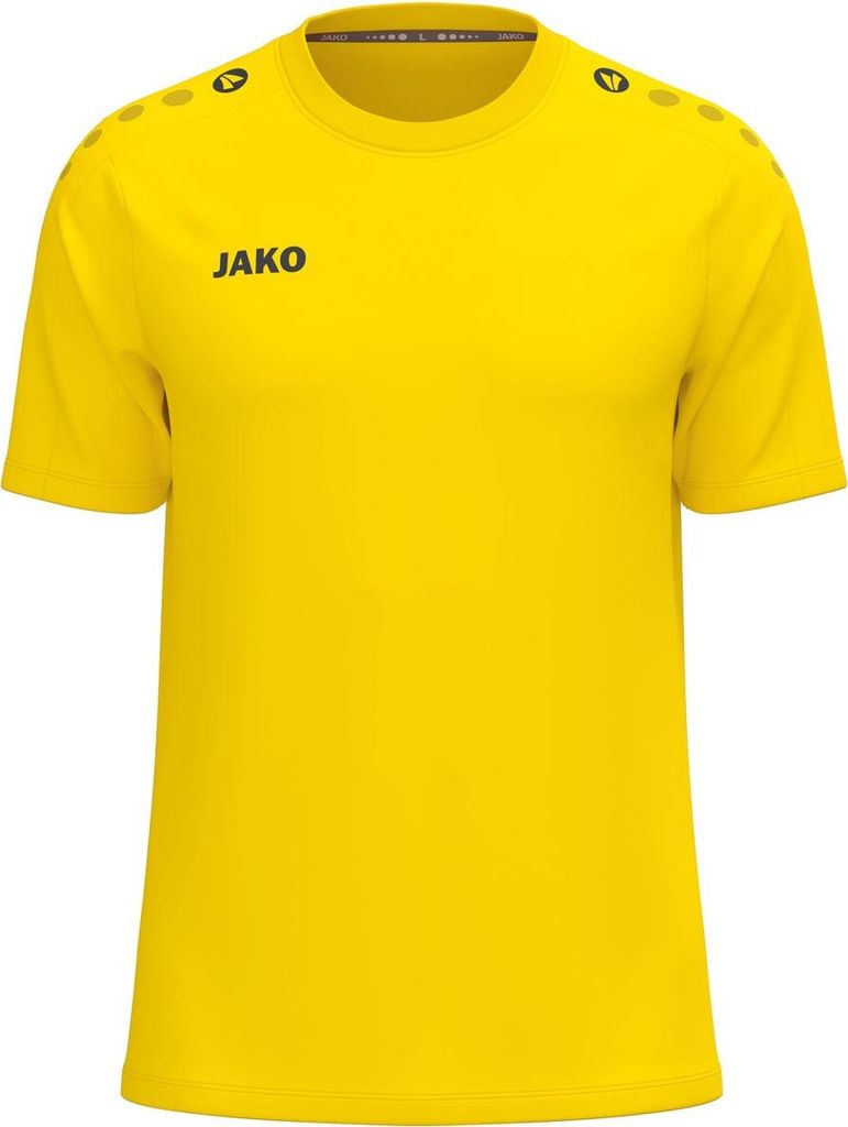 Jako T-Shirt One Baumwolle - gelb, Größe:S