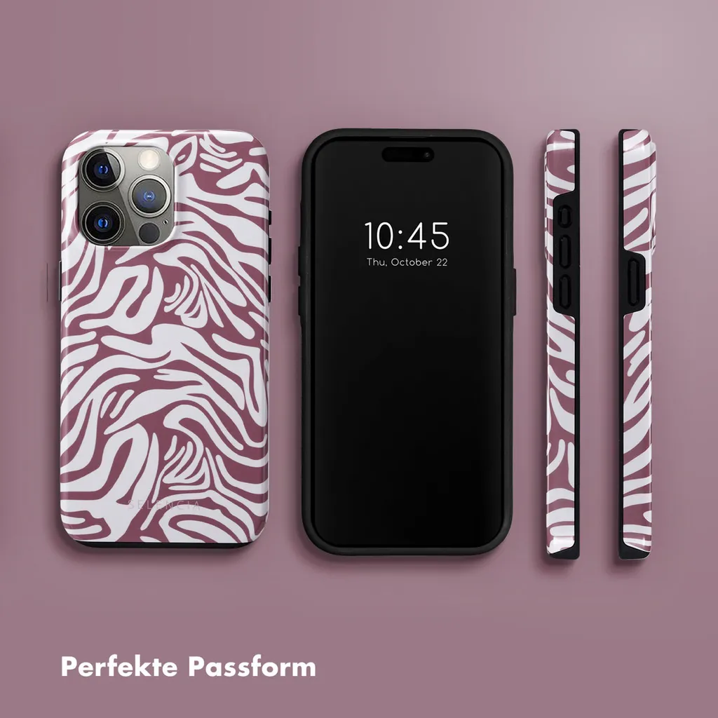 Custodia Selencia Vivid iPhone 15 Pro Max Dark Rose - Design Trippy - 5