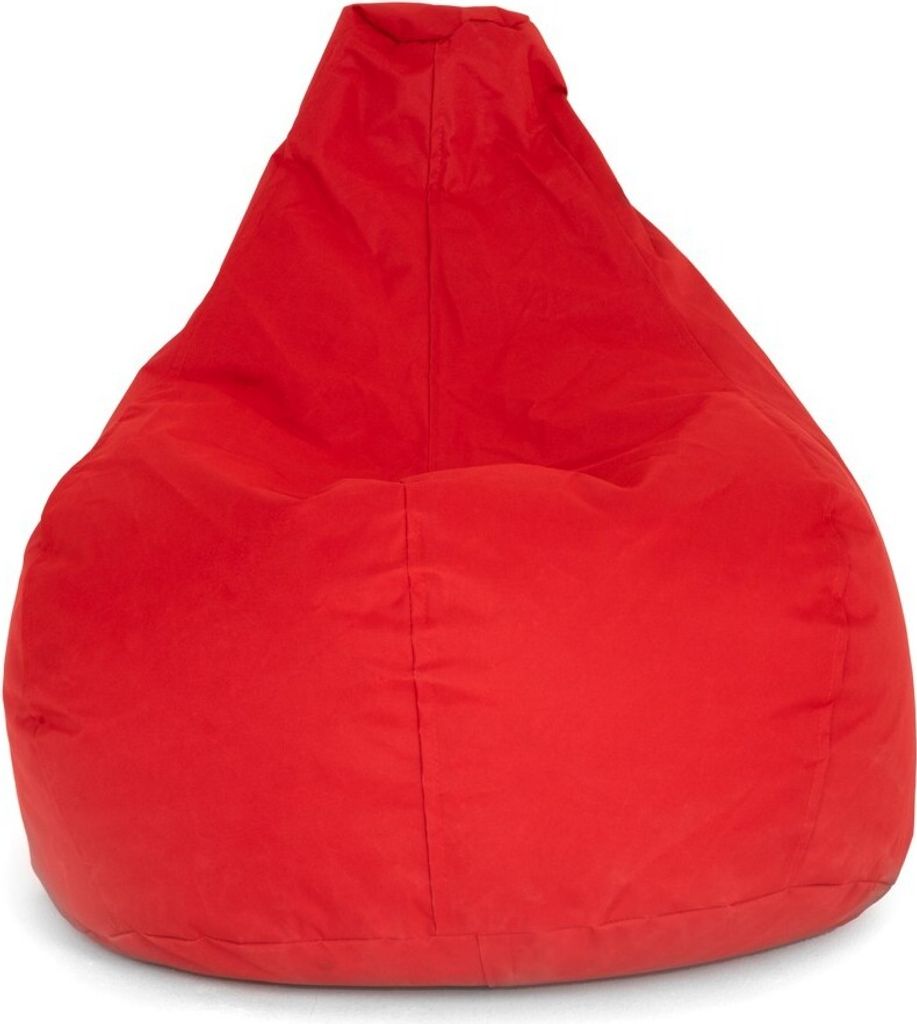 Hanah Home, Damla - Red, Sitzsack, Rot, 80 x 30 x 75 cm