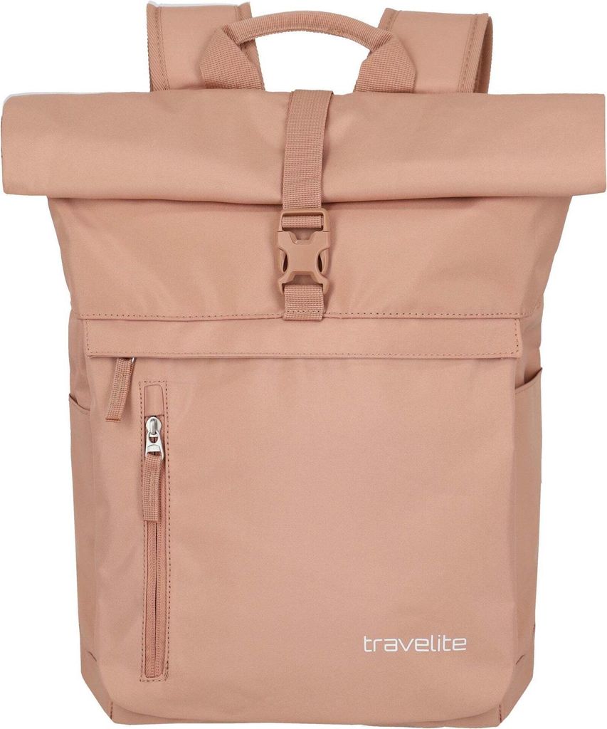 Travelite BASICS Rucksack Rollup - Puderrosa