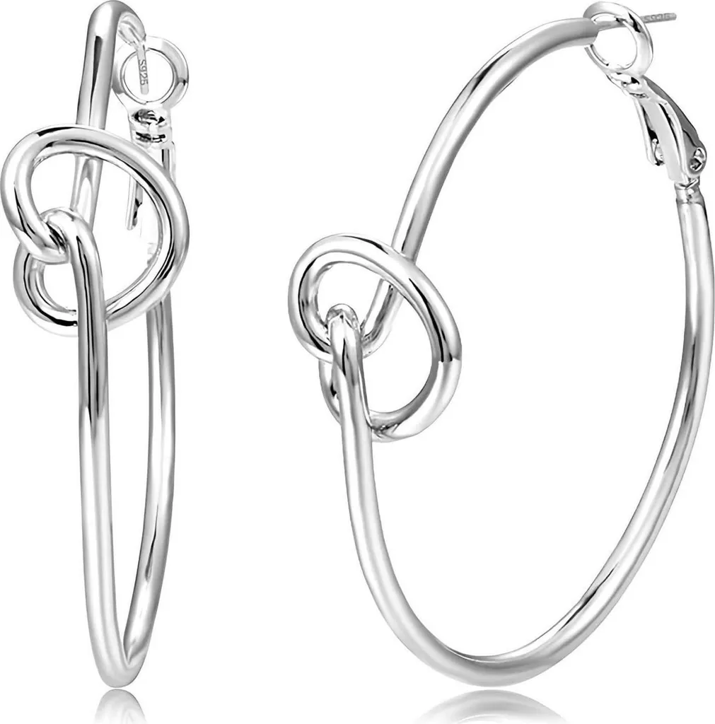 Créoles Cœur 40mm Argent 925 : Fini les irritations, look tendance