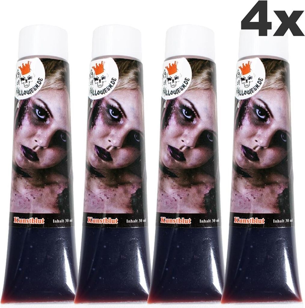 Kunstblut 120ml in 4 Tuben Theaterblut, Filmblut von King Produktbild 