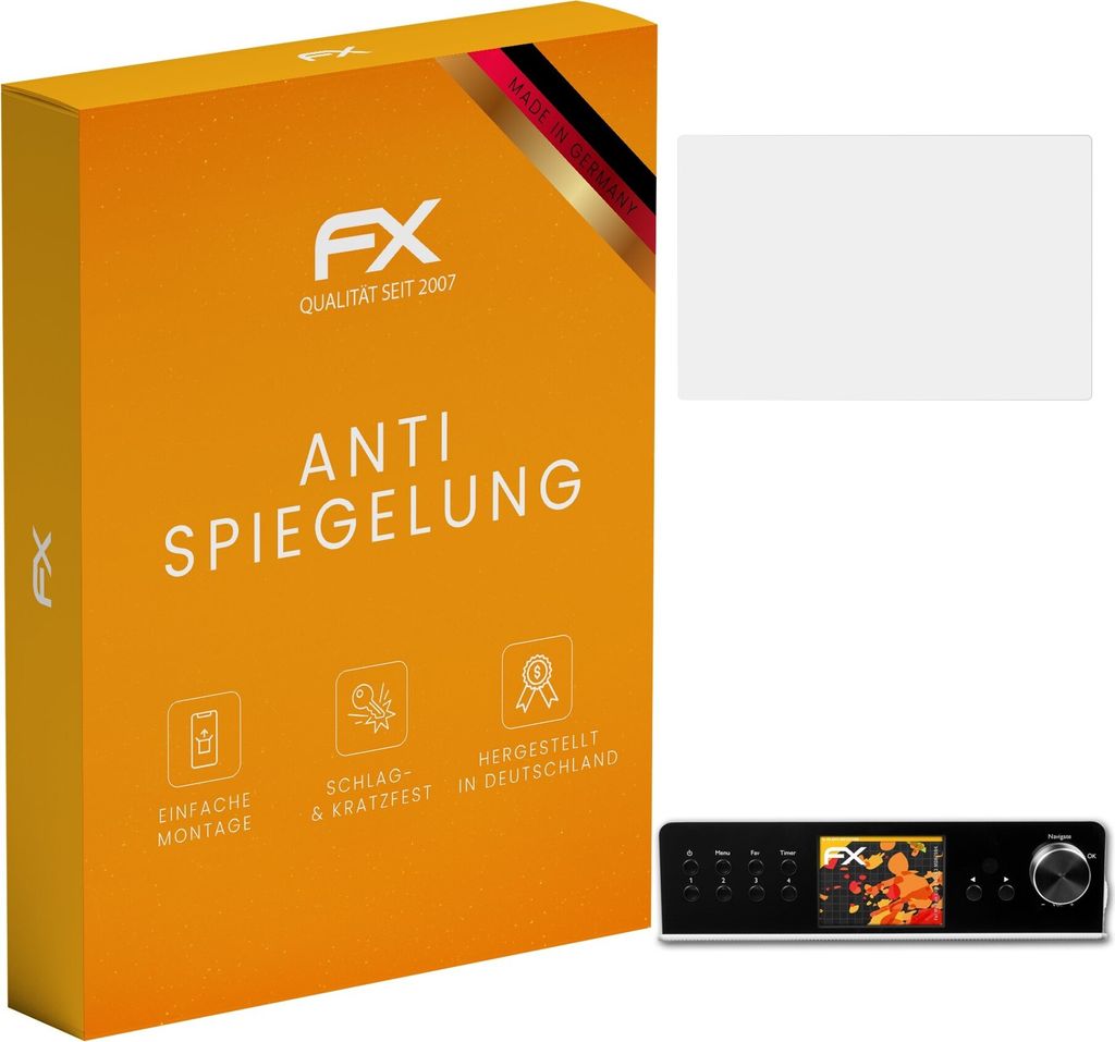 atFoliX FX-Antireflex 3x Schutzfolie kompatibel mit Medion LIFE P85063 (MD87984) Displayfolie