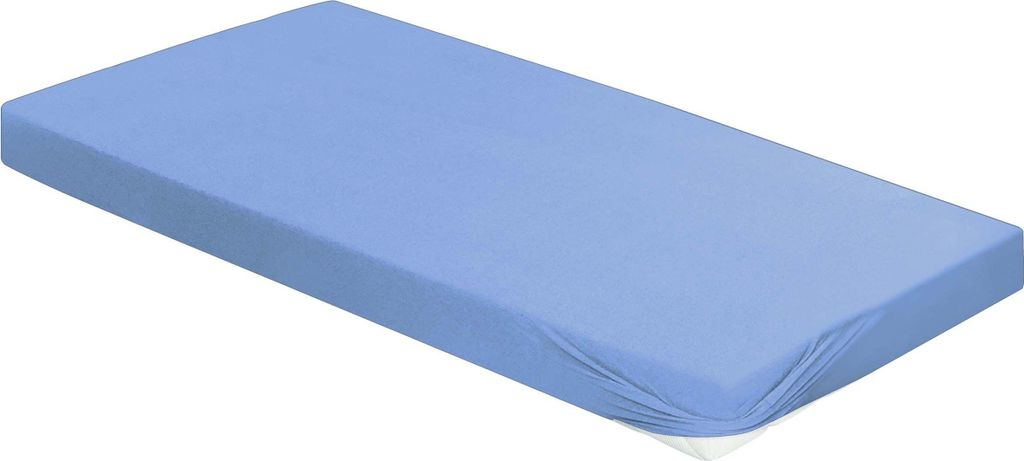 IRISETTE INTERLOCK SPANNBETTTUCH NEPTUN 0005 dunkelblau 100 x 200 cm