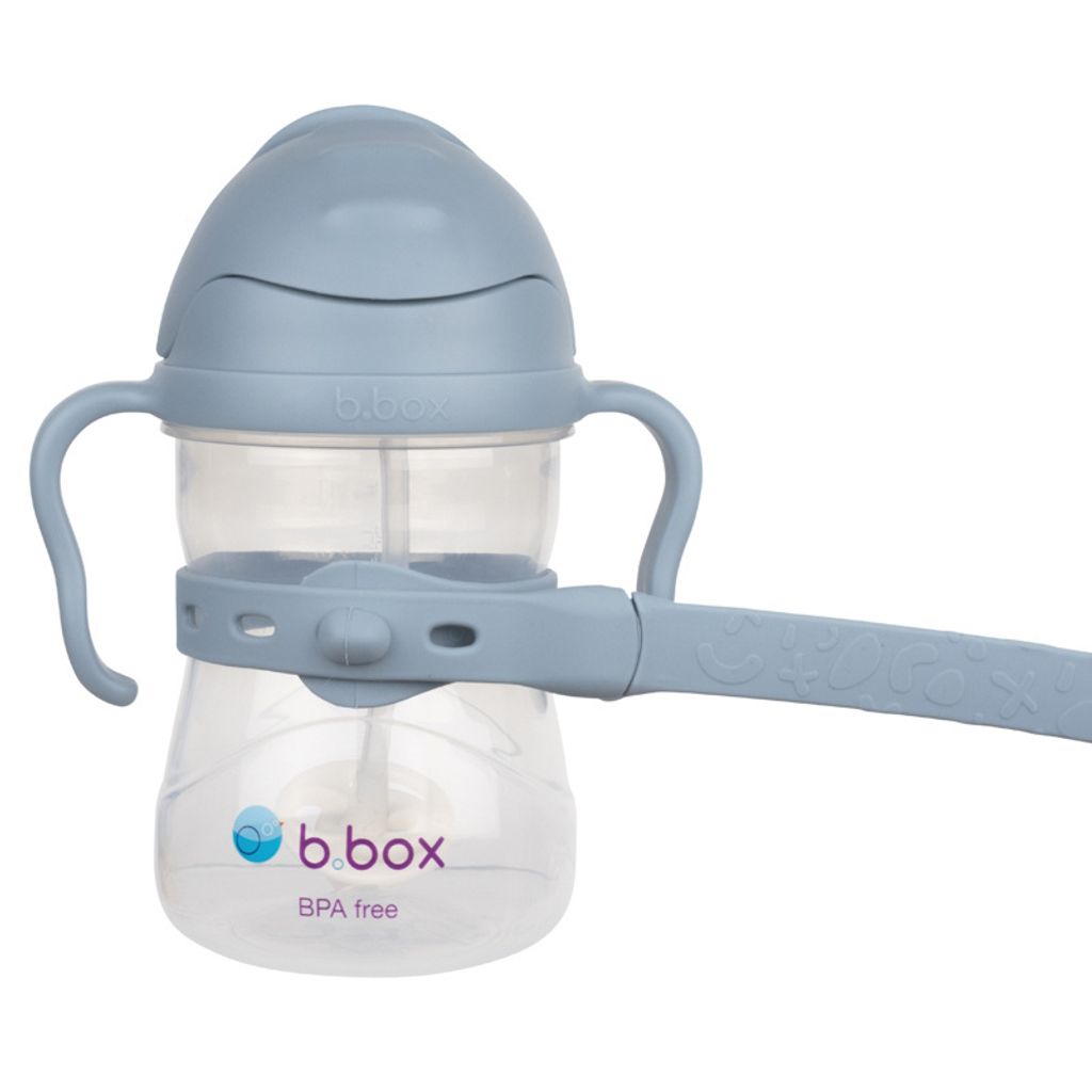 b.box Leine für die Trinkflasche der Kinder, Connect-A-Cup für Babyflasche, Tasse, Ocean