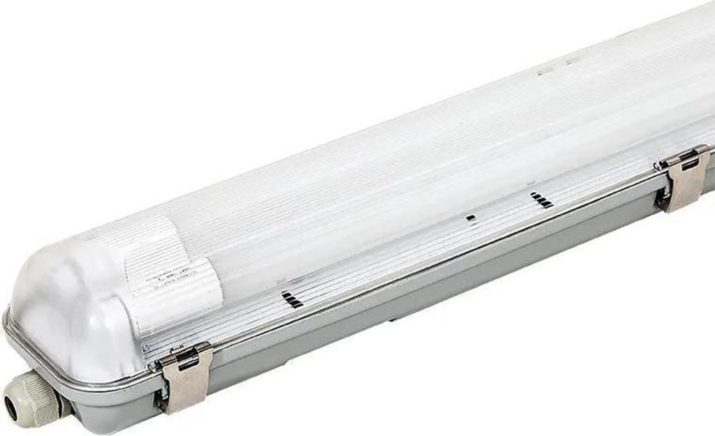 IP65 LED Lichtleiste + 2 LED Neonröhren 120cm T8 18W - Neutralweiß 4000K - 5500K
