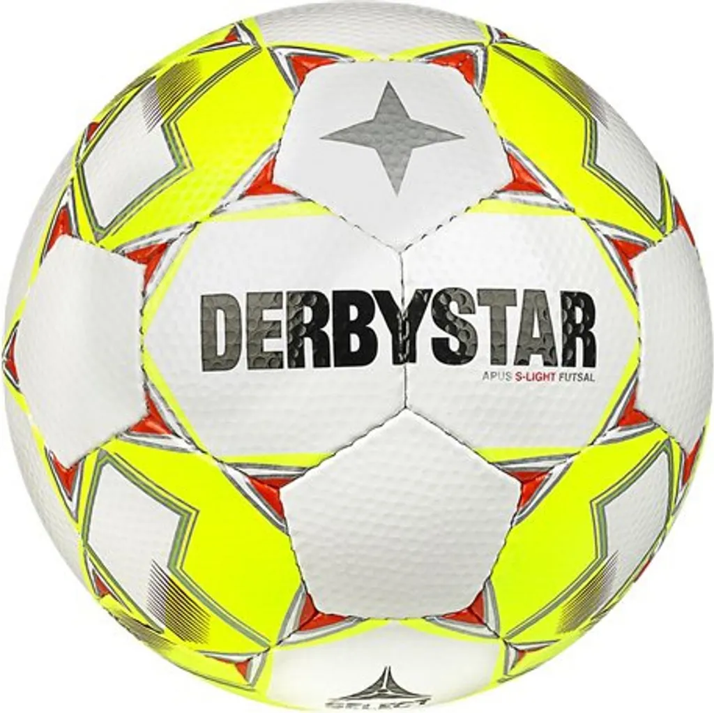 Ballon de futsal léger taille 4 Derbystar Apus S-Light en salle