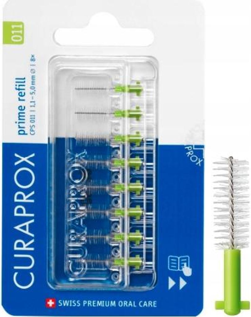 Curaprox CPS Prime 011 Interdentalbürsten x8 Produktbild 