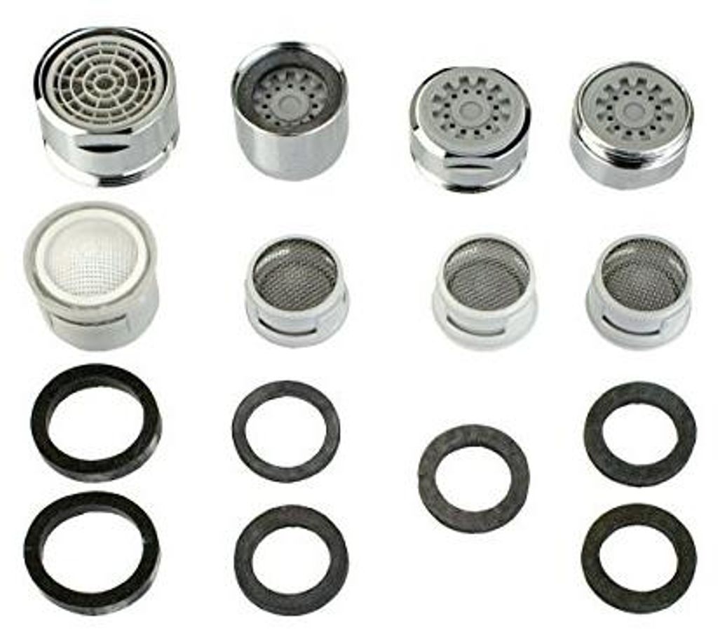 Cornat T307100 Luftsprudler-Set 8-teilig, chrom
