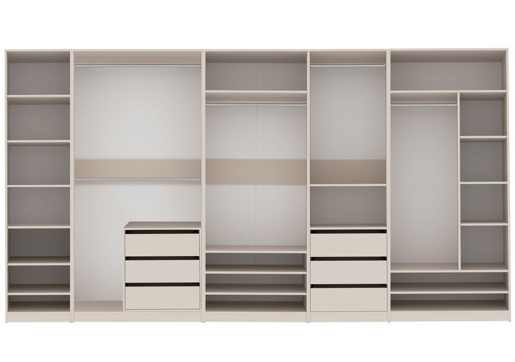 Marmex TRES R SET Kleiderschrank ohne Türen 380x206x51cm, Produktbild 