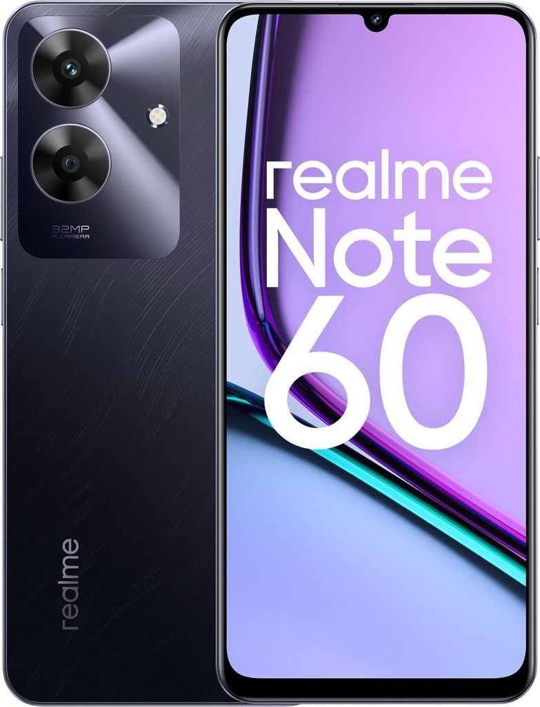 Realme NOTE 60 RMX3933(EU) 128GB 4GB MARBLE BLACK Zdjęcie produktu 
