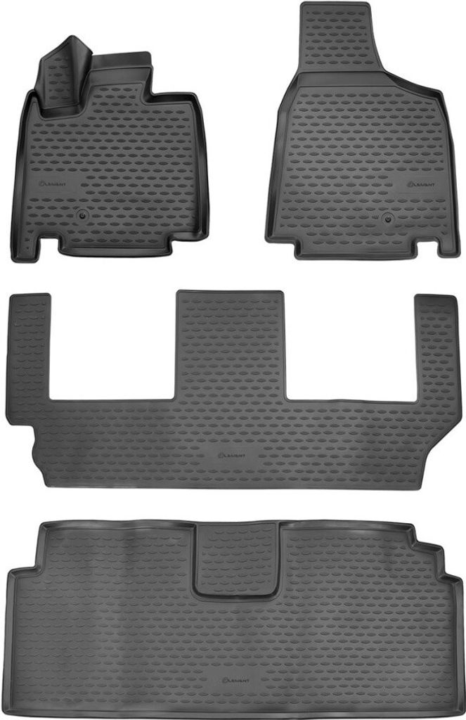 Fußmatten Set Element TPE Gummi 3D, wasserdicht, hoher Produktbild 