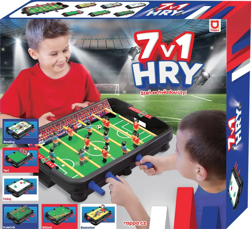 Jeu 7 en 1 RAPPA Multi-Activités avec Boîte Illustrée Style Tchèque - 2