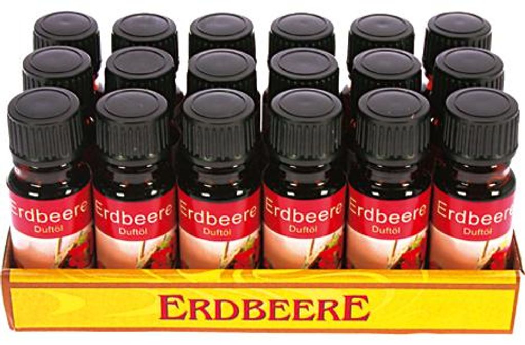 ELINA Duftöl Erdbeere 10ml in Glasflasche Produktbild 