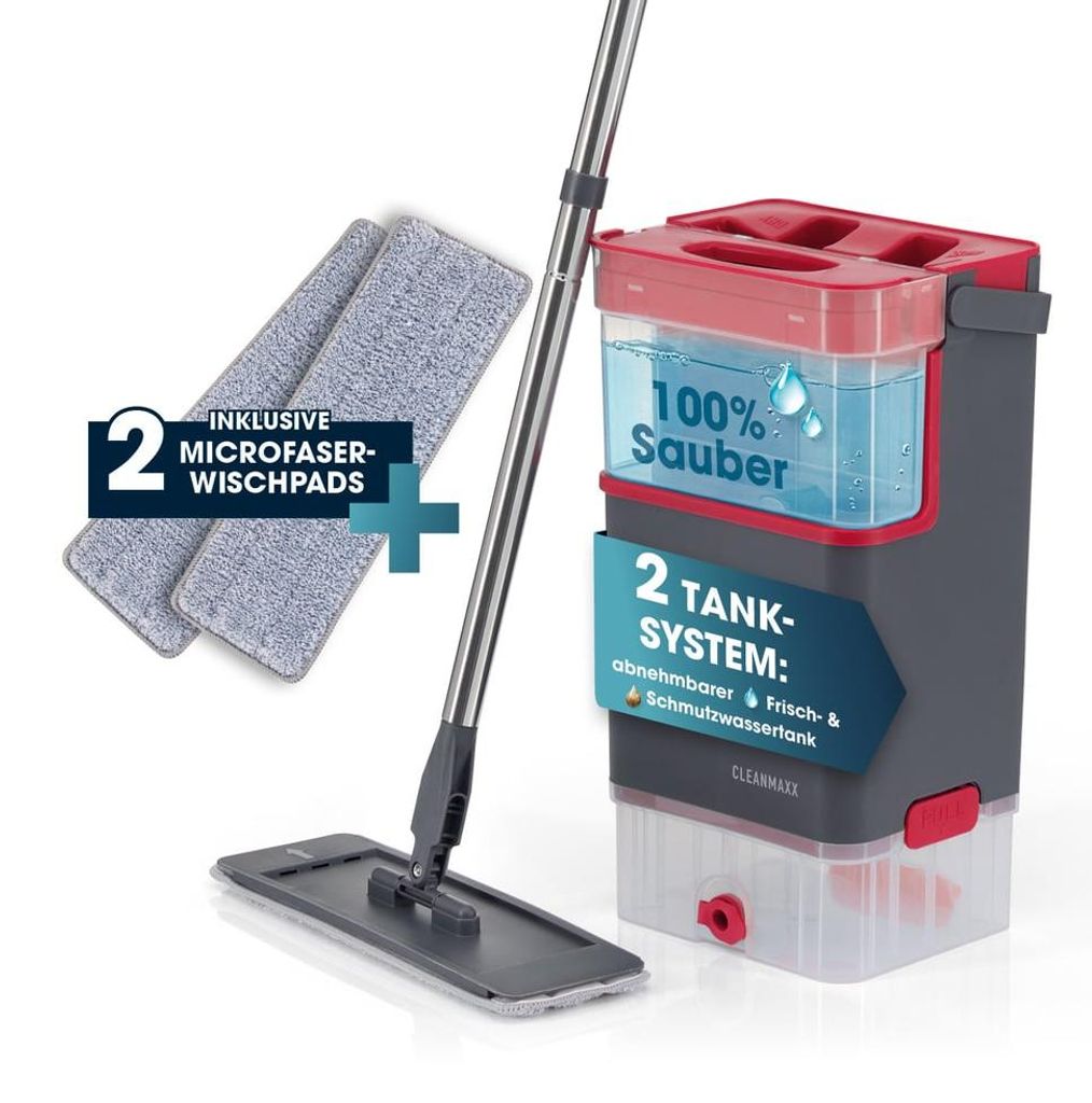 CLEANmaxx Komfort – Mop z dwukomorowym systemem, wiadro do Zdjęcie produktu 