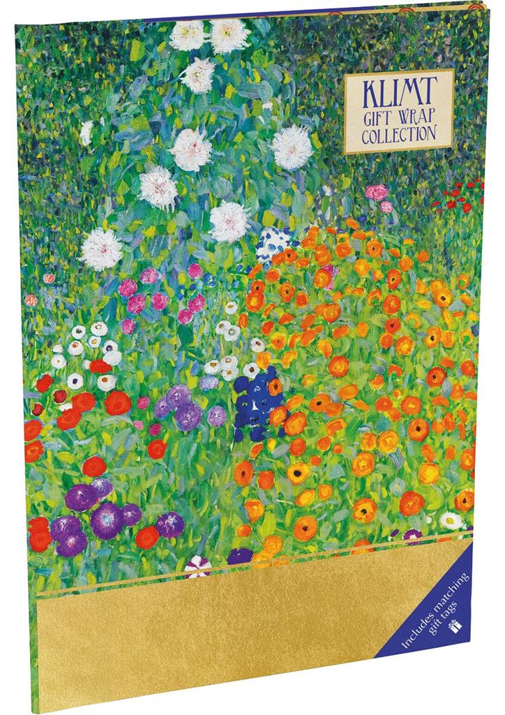 Geprinte boekverpakking met het thema "Gustav Klimt". Productafbeelding 