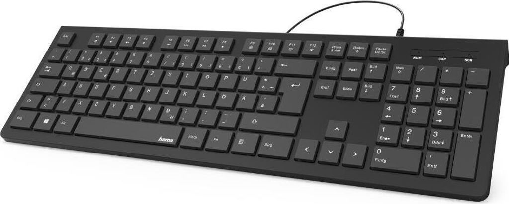 Hama "KC-200" - Tastatur - USB - QWERTY - Ukrainisch - Produktbild 