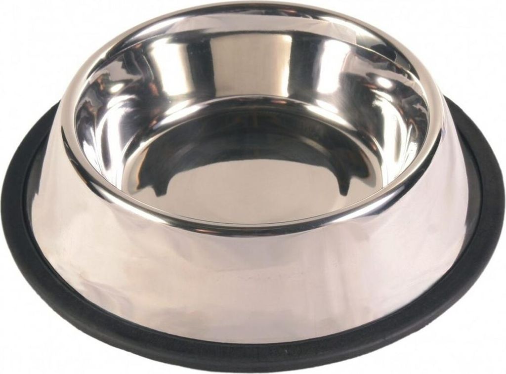 Trixie Edelstahlnapf mit Gummiring - 1,75 l Produktbild 