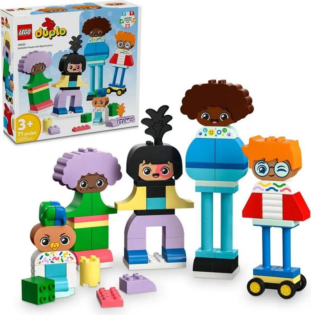 Konstruktionsspiel Lego Duplo Buildable People with Big Emotions Bunt
