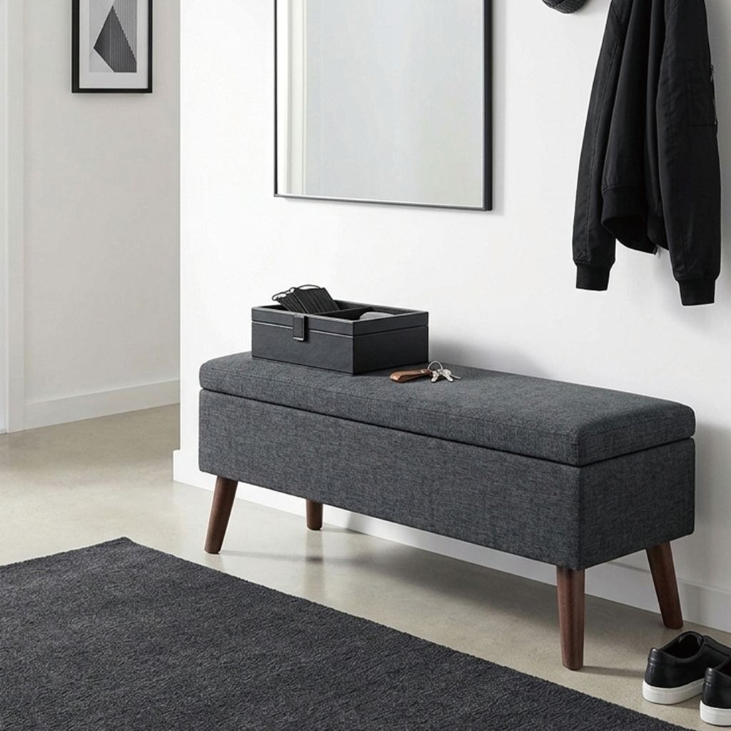 BEALIFE čalouněná lavice s úložným prostorem 110 x 39 x 45 Obrázek produktu 