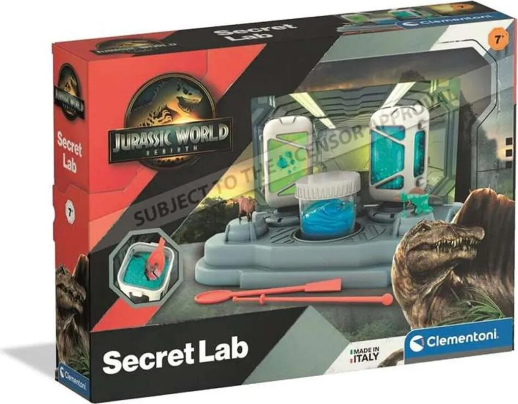 Laboratoire Secret Jurassic World avec Incubateur et Œufs de Dinosaure