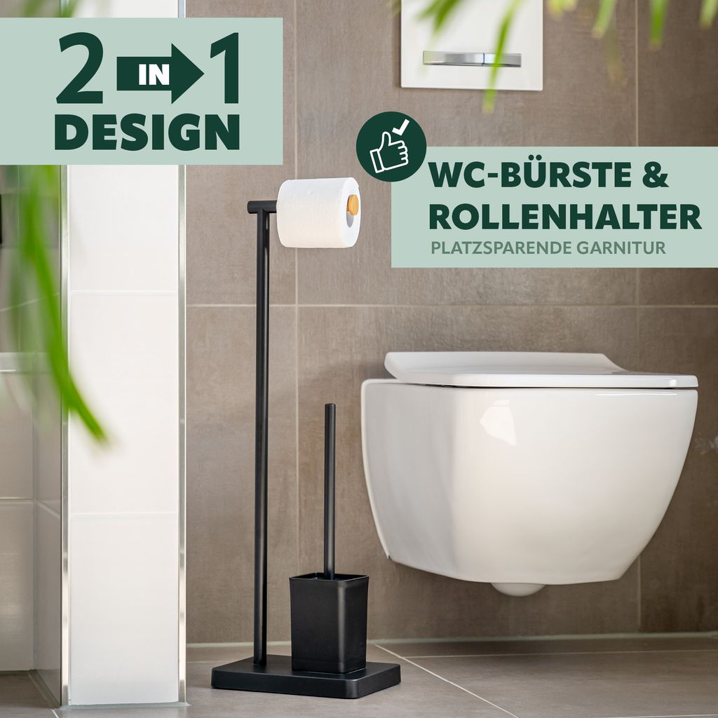 bremermann Stand-WC-Garnitur 2in1, WC-Bürste, Produktbild 2