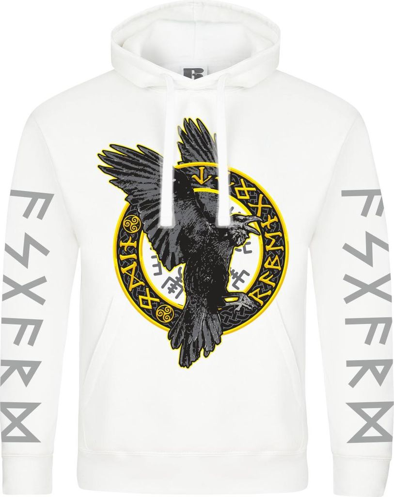 Herren Kapuzenpullover Odin Rabengott