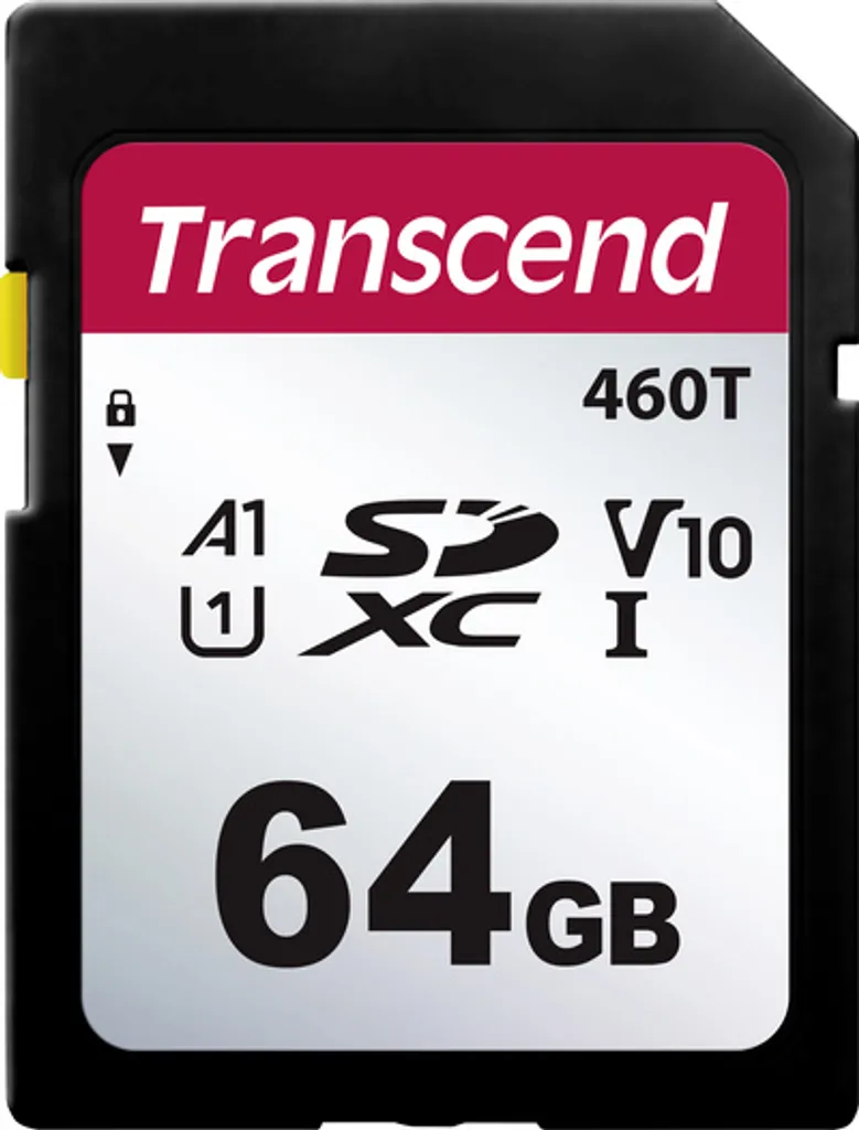 SD 64 Go Transcend TS64GSDC460T-VS1 Haute Vitesse et Durabilité 3D