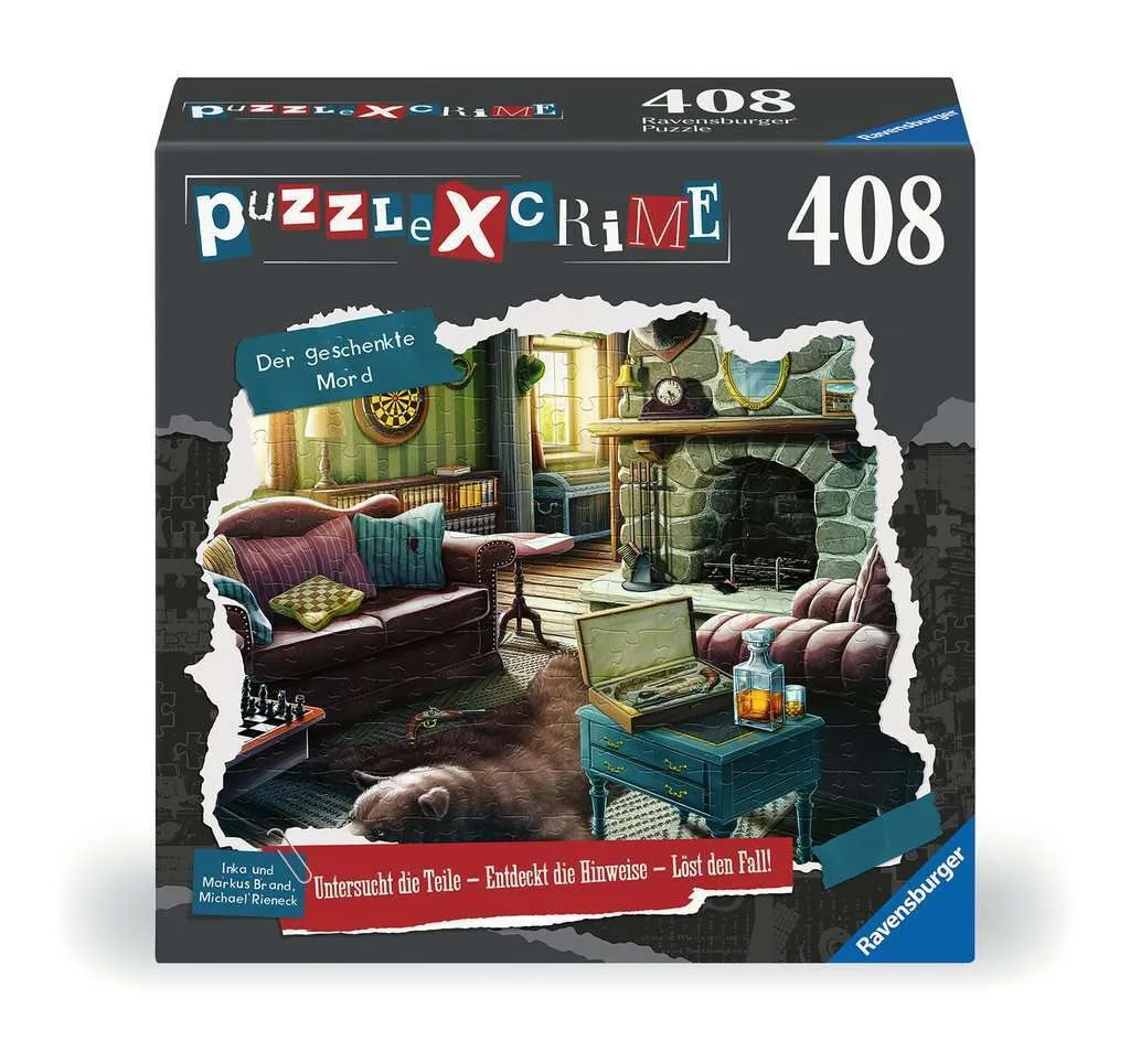 Cadeau Idéal Puzzle X Crime Ravensburger 17562 Scène de Meurtre