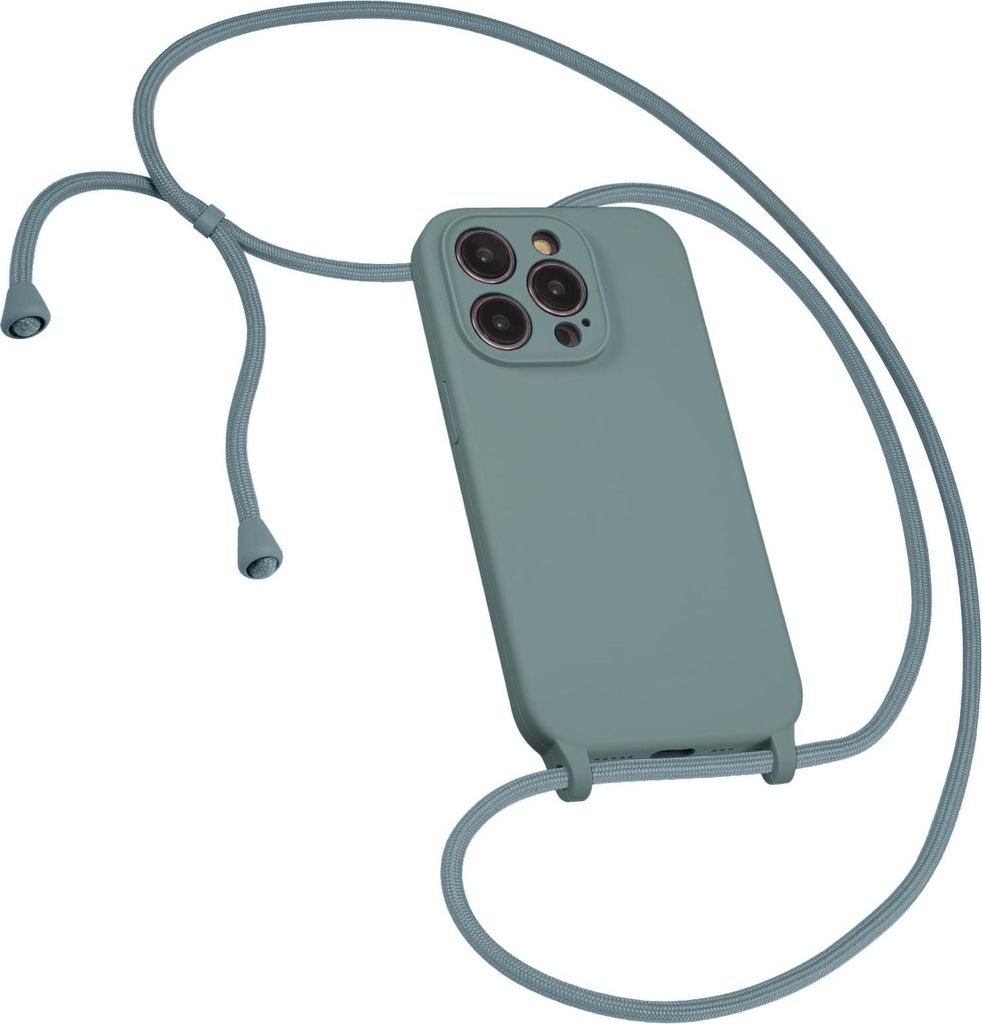 Nokverzy Handyhülle Für IPhone 13/14 (6,1") – Mit Kartenfach, Magnet, Standfuß & Band, Stoßfest, Dunkellila