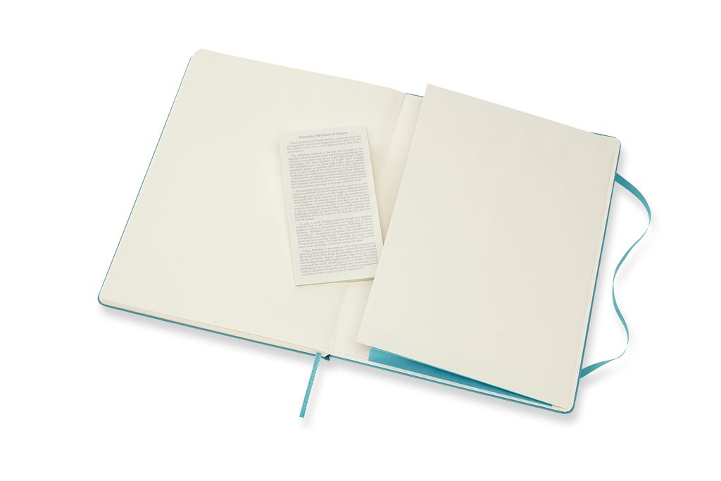 Moleskine Notizbuch Classic Collection XL (19x25) - mit festem Einband - 70g-Papier - Liniert - Riff Blau