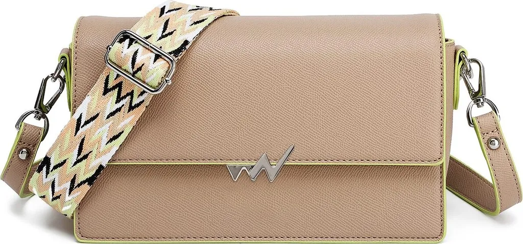Sac Vuch Ansel Beige : Sac cabas structuré avec bandoulière - 2