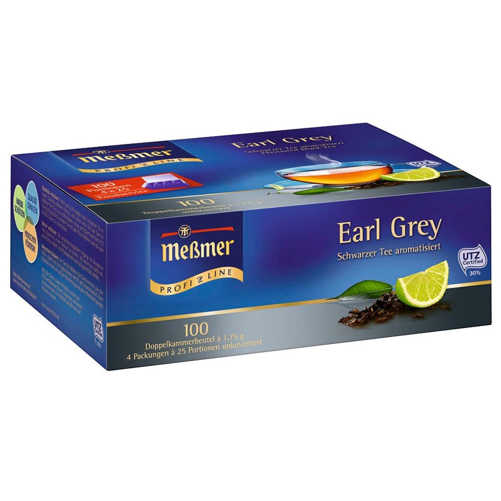 Meßmer Classic Moments Earl Grey Schwarzer Tee Bergamotte Aroma 175g