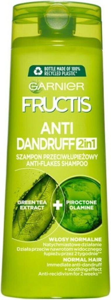 Garnier Fructis 2 v 1 šampón proti lupinám pre normálne Obrázok produktu 