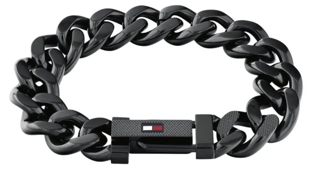 Bracelet en acier noir Wild 2790639 : bijoux robuste pour homme moderne