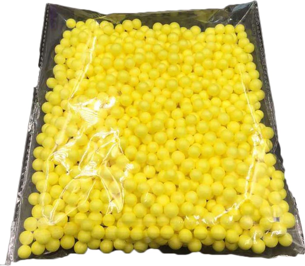 Polystyrol Perle Mini Nicht-Fade-Leichte Gewicht hellfarbener Schaumperle für Geschenkboxfüllung-Gelb ,Größen:L
