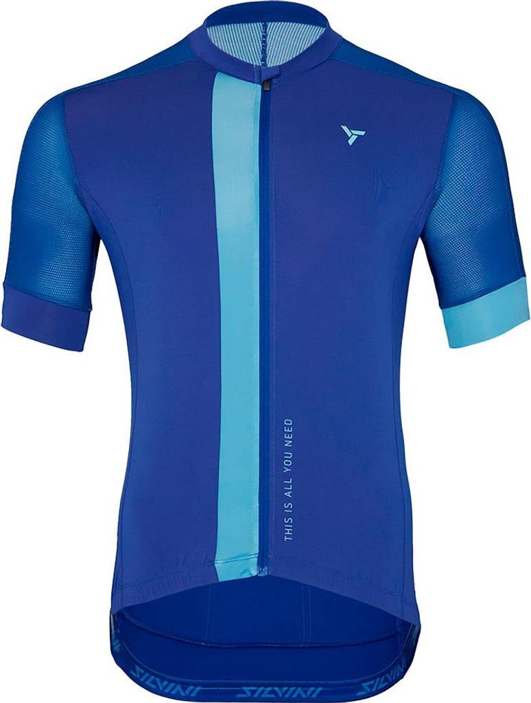 Silvini Md2226 Carnio Kurzarm-radtrikot Blau M Herren Blau M