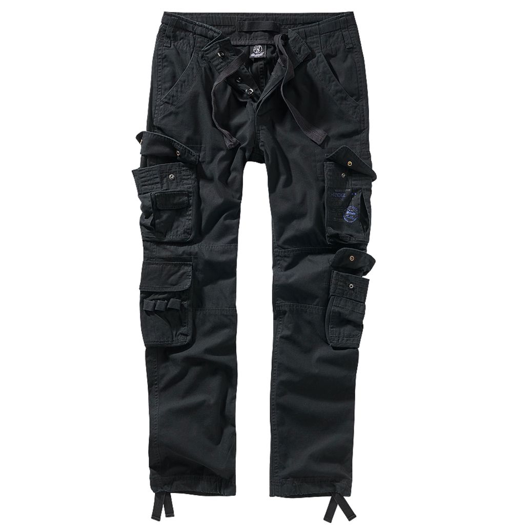 Brandit Pure Slim Fit Outdoorhose Größe M Farbe Schwarz